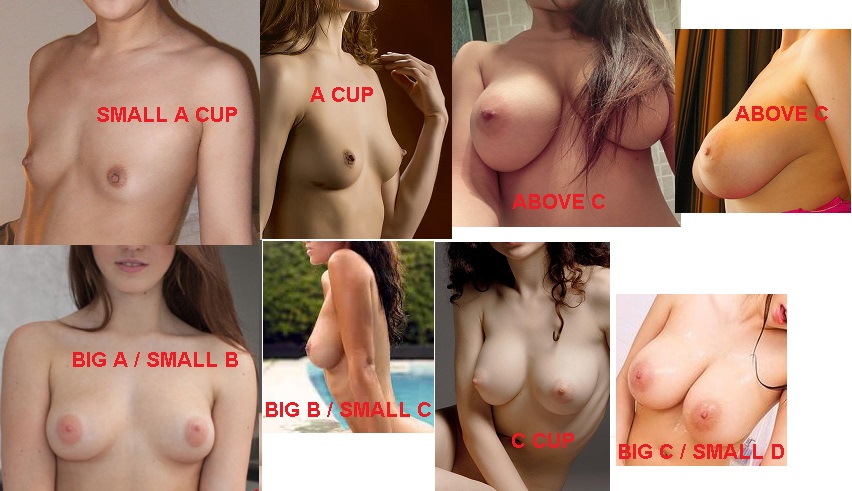 Estimated Boobs CUP size with bra (Individual agaration may vary) Usually d...